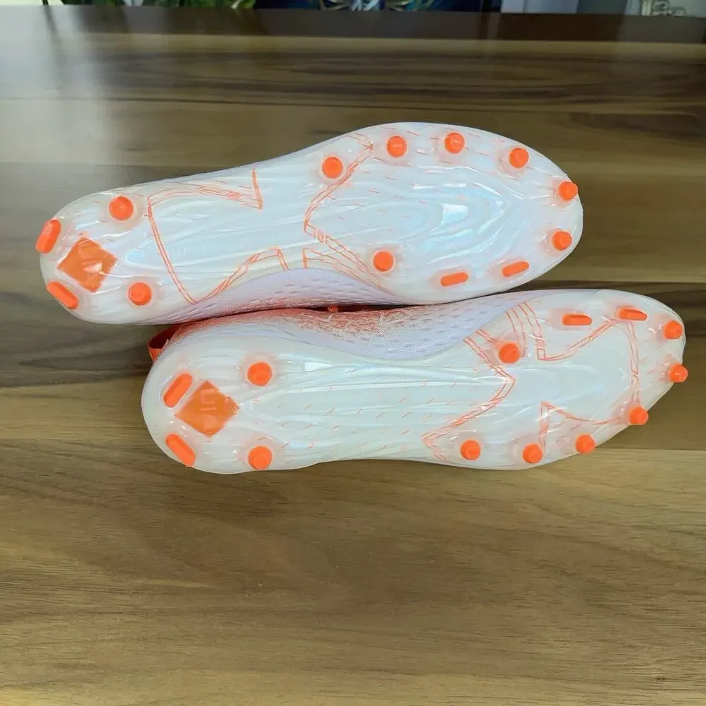 Under Armour Football Cleats Mens Sz 12 Spotlight Lux MC 2.0 Orange 3025082-800 - Picture 4 of 13